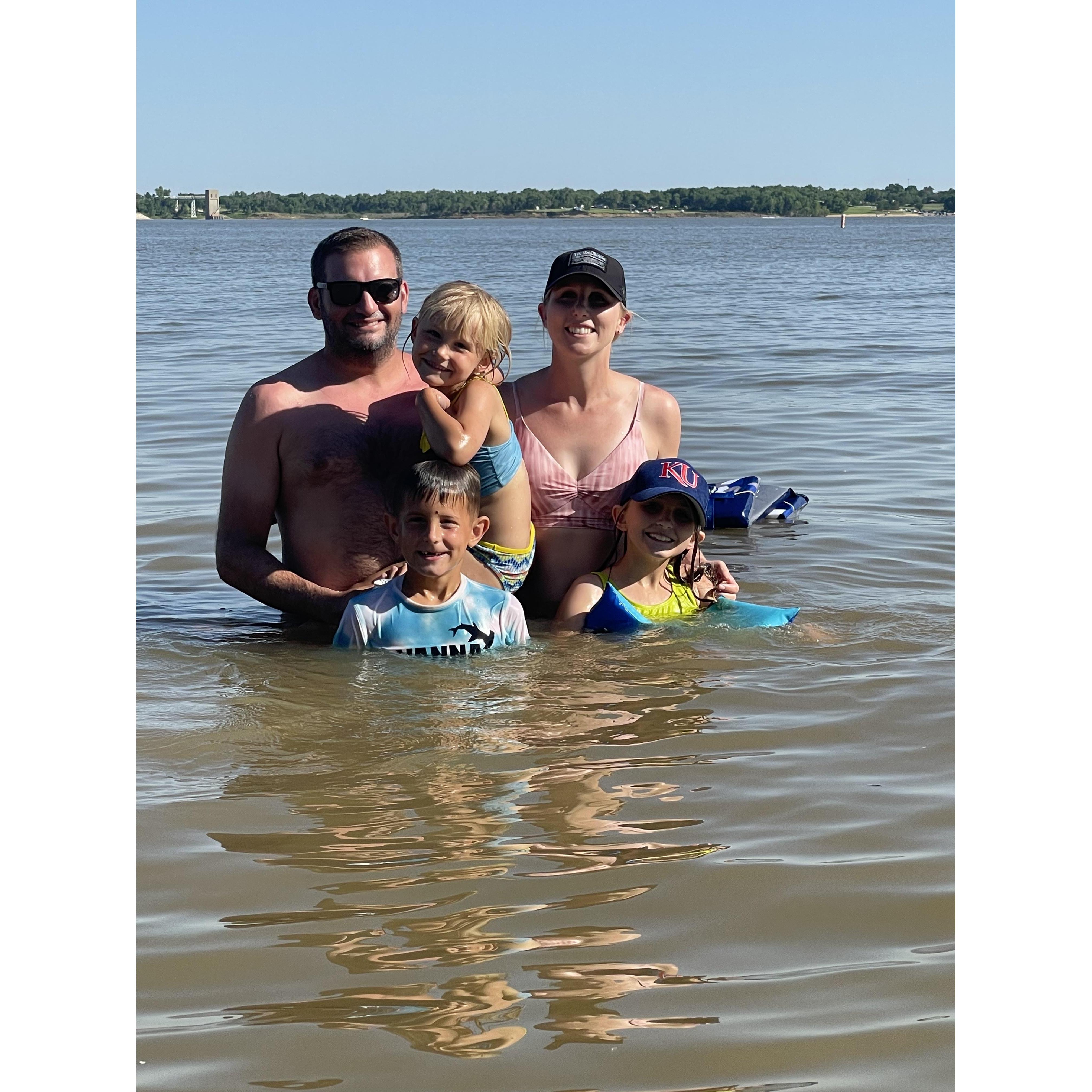 Camping at the lake are some of our favorite memories as a family!