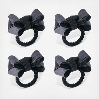 Tuxedo Napkin Ring, Set of 4
