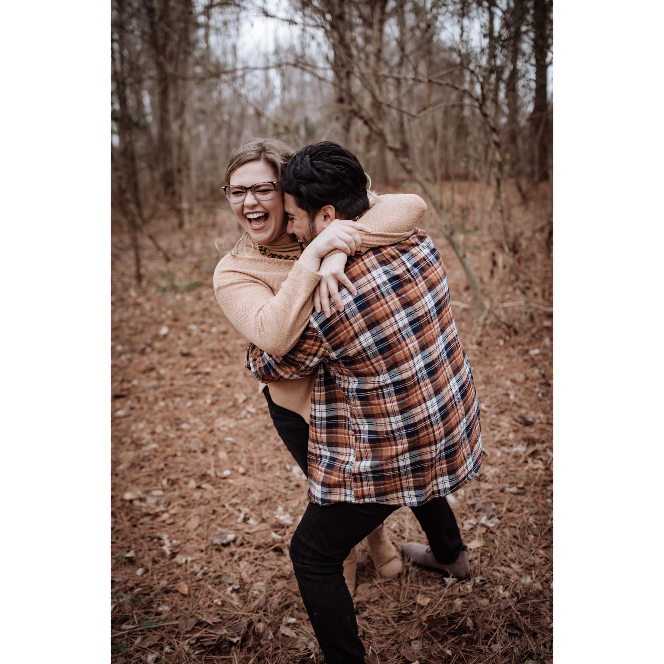 Always laughing
