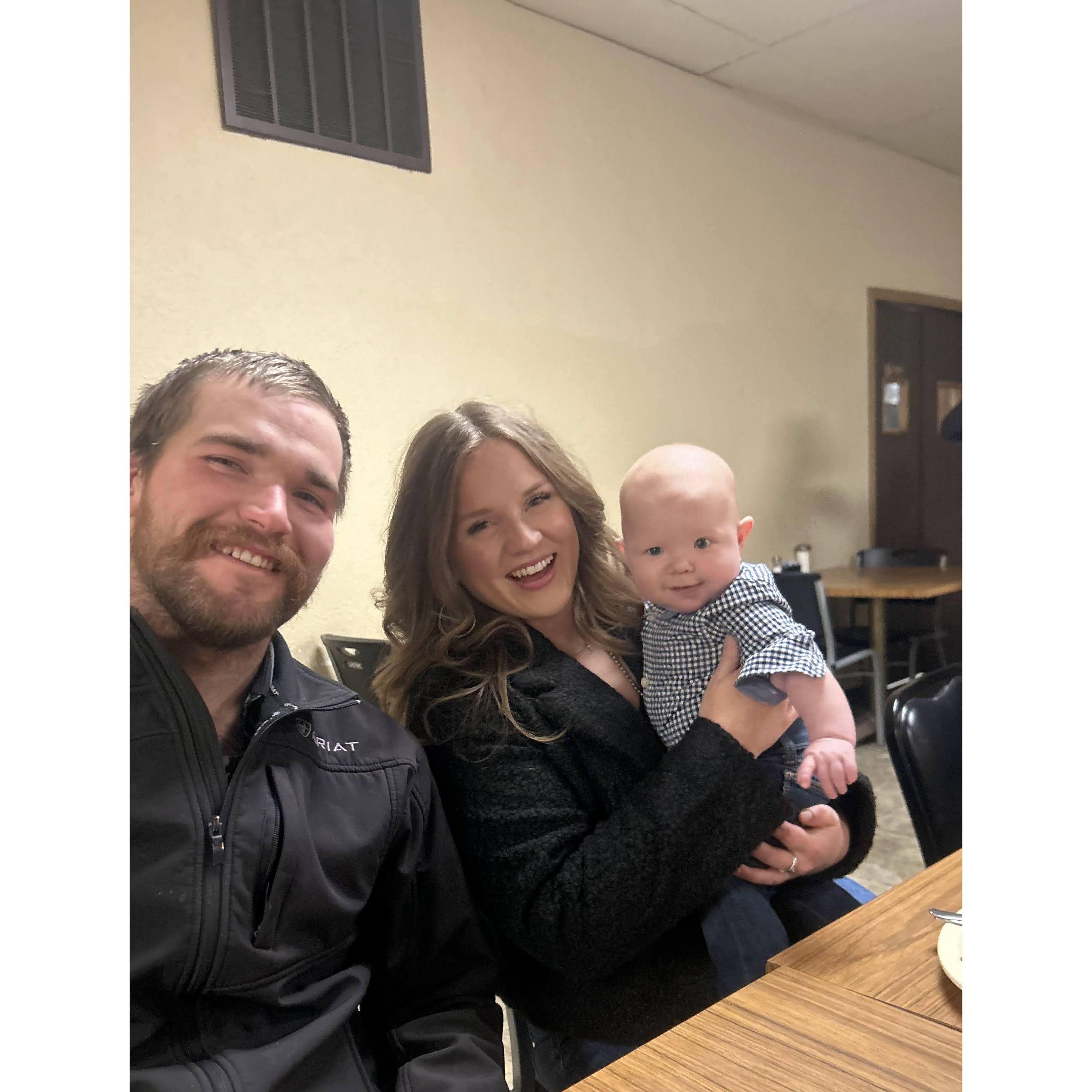 January 13, 2024- Celebrated Kaitlyn's Grammy's life and spent time with our favorite boy