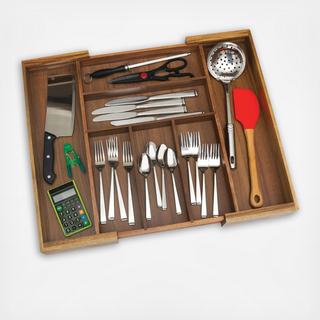 Acacia Expandable Flatware Organizer