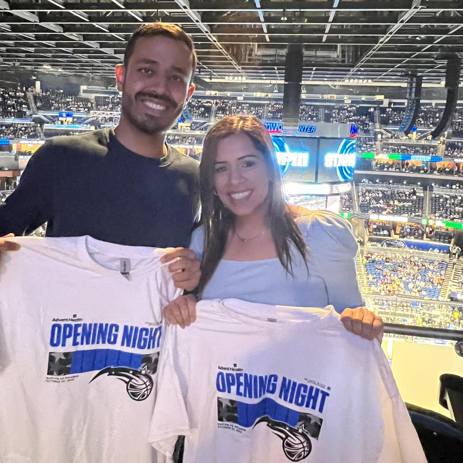 Our first sports game together