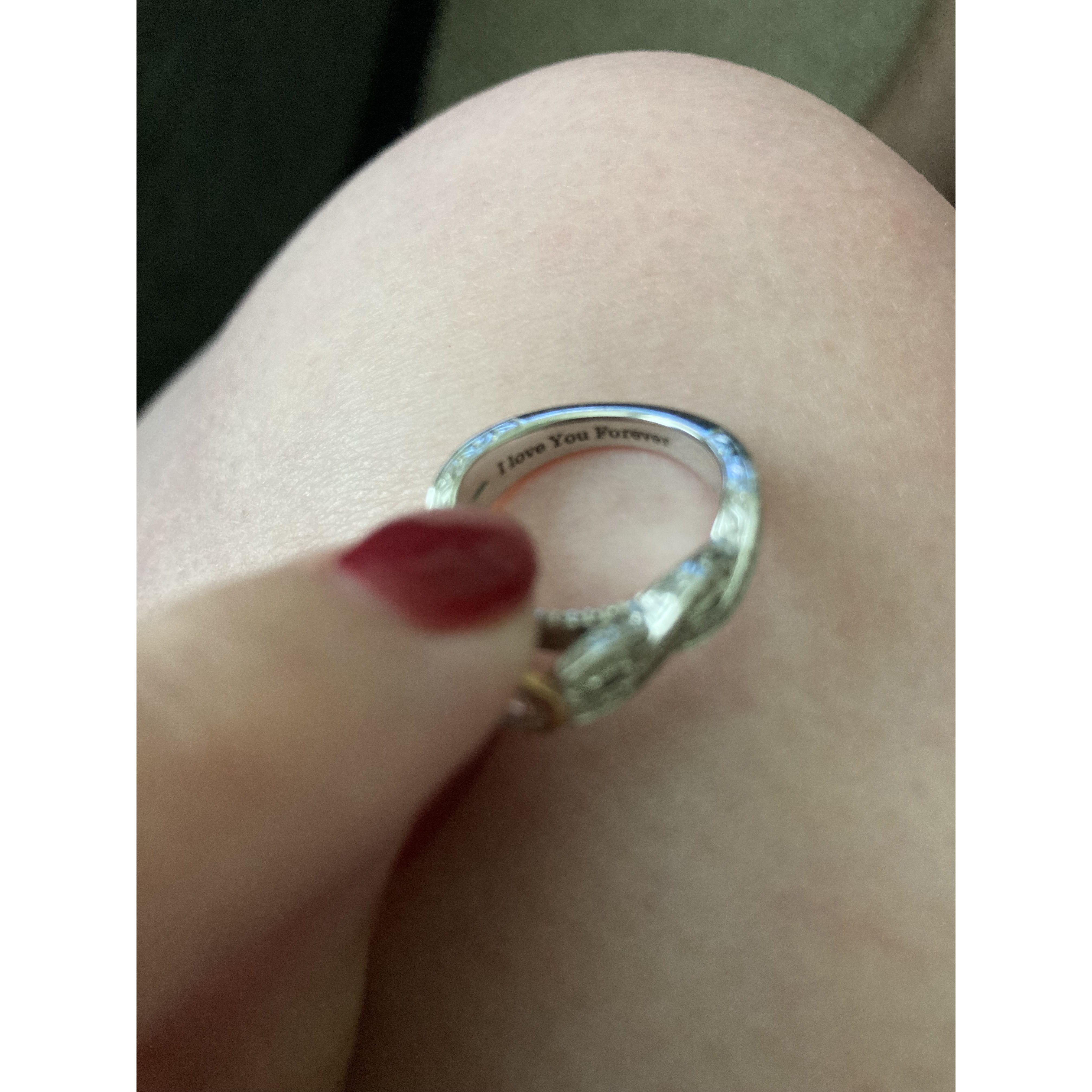 "I love you forever."