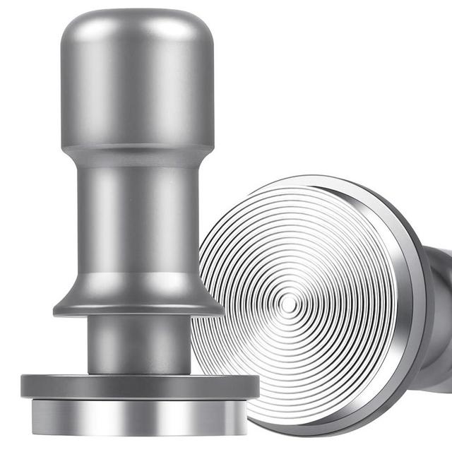 PUSEE 51mm Espresso Coffee Tamper,Premium 30lb Calibrated Espresso Tamper Upgrade Coffee Tamper with Spring Loaded,100% Stainless Steel Ground Tamper for Barista Home Coffee Espresso Accessories