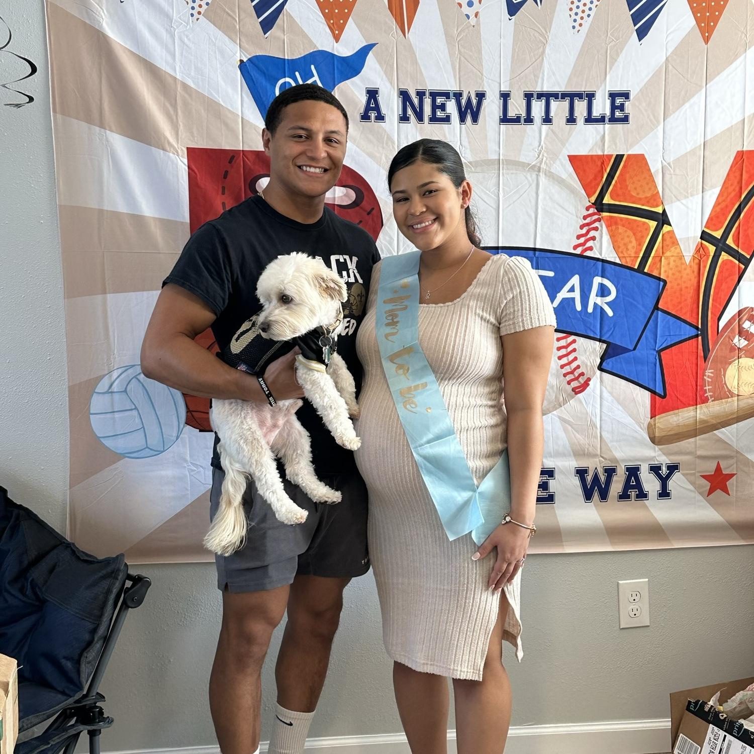 Baby shower to welcome our new baby⚽️🏀🏈⚾️