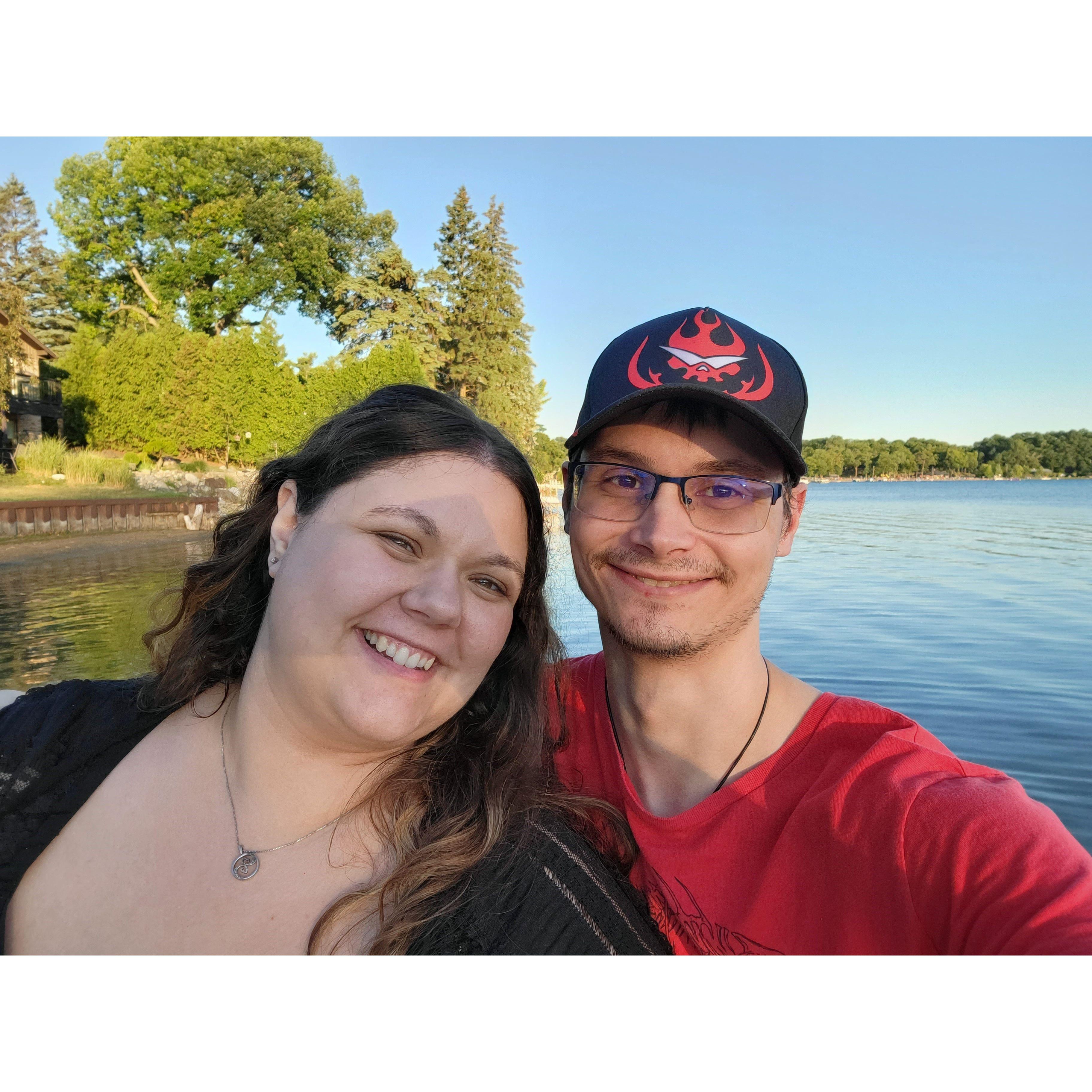 At the lake