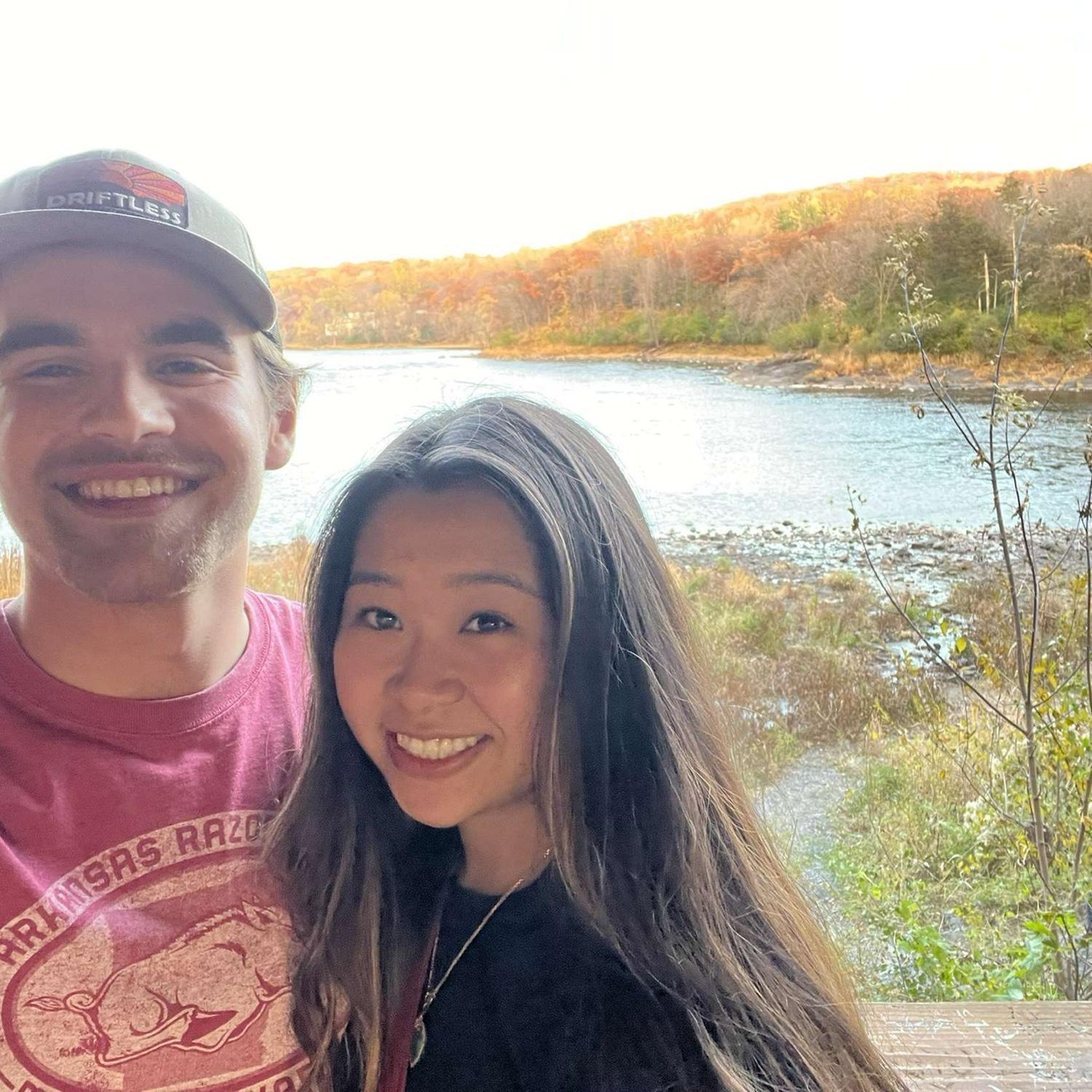 Our very first photo on our first date!