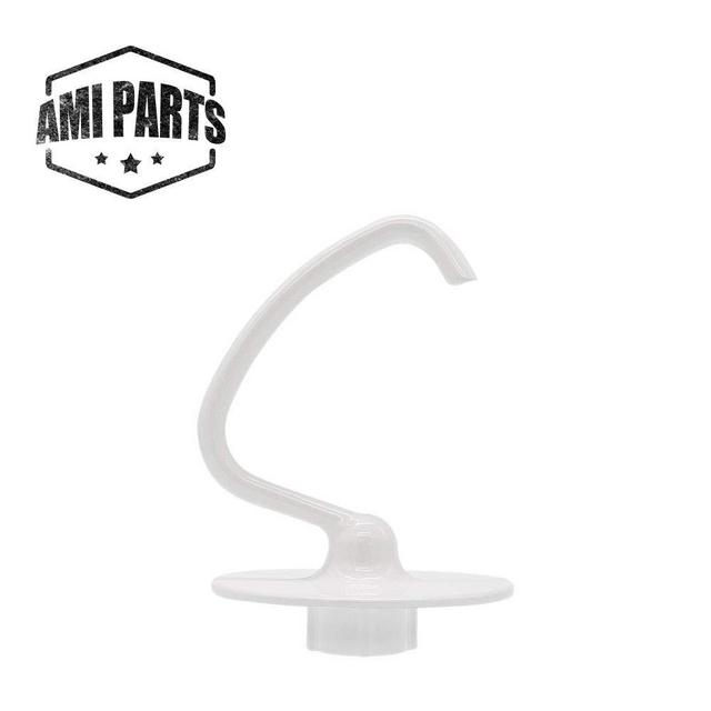 AMI PARTS K45DH Anti-stick Dough Hook Exact Replacement for KitchenAid KSM90 and K45 Stand Mixer