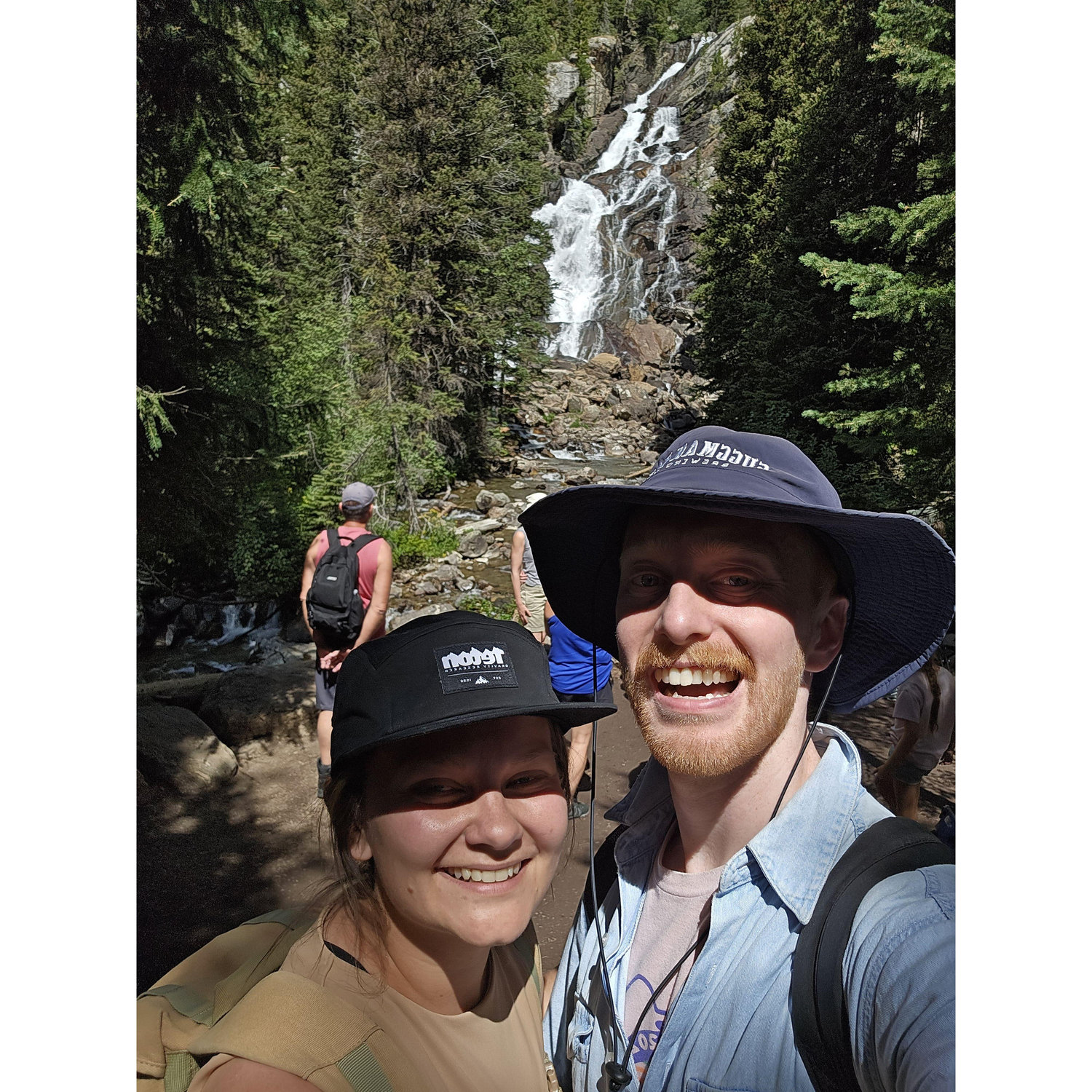 A waterfall and we can’t remember the location
