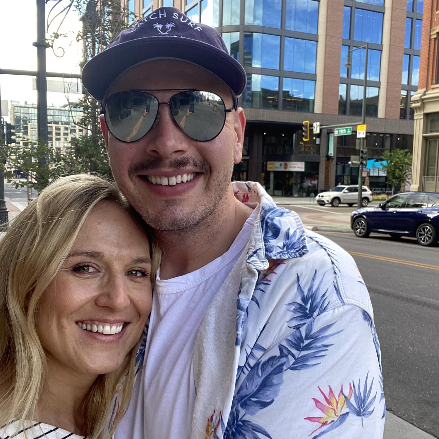 Celebrating 4th of July in an empty downtown Denver because we’re old and don’t know where the party is at anymore!