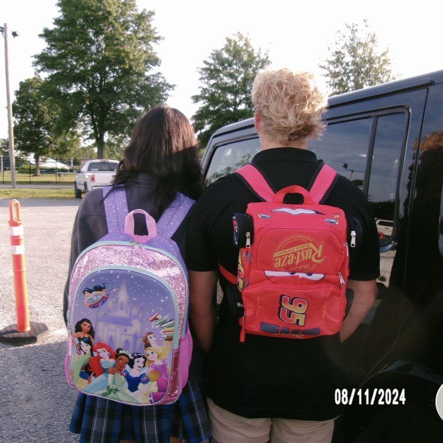 First day of senior year together!