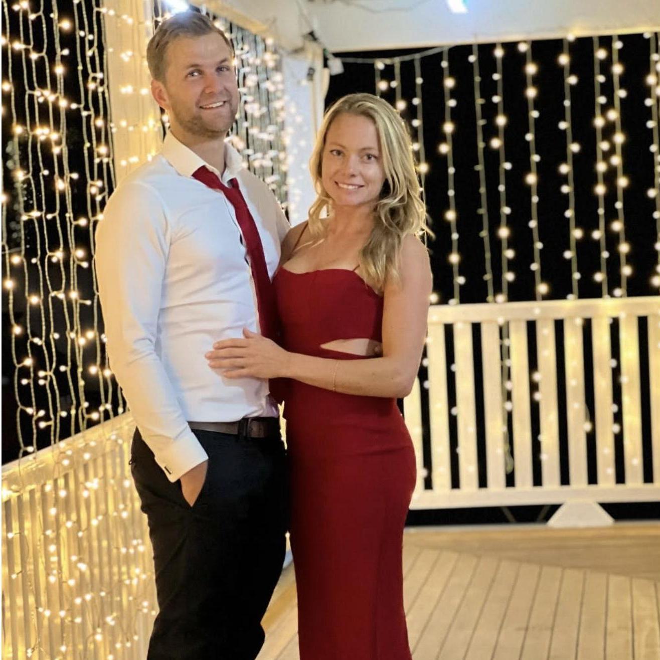 Ross and Kat's wedding - our first formal event together.