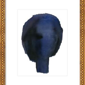 Blue Head by Boriana Mihailovska on Artfully Walls
