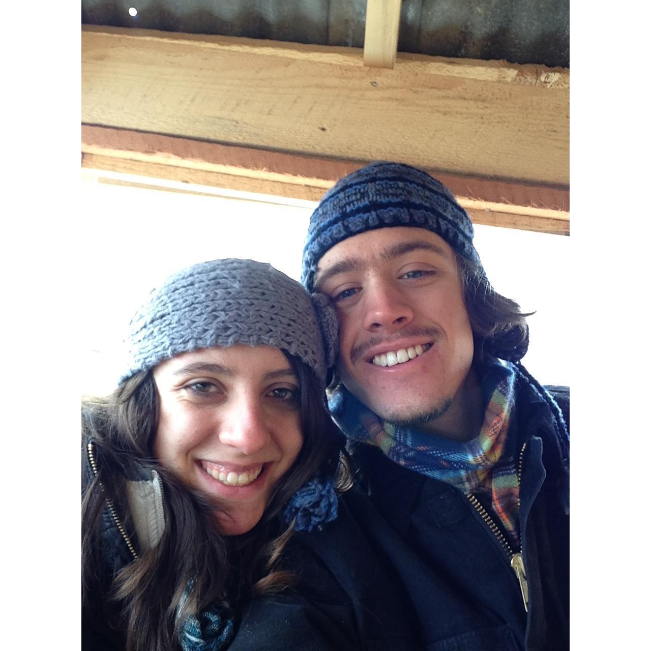 First trip together to Wacharas Ranch in  La Veta, Colorado, late Winter 2012
