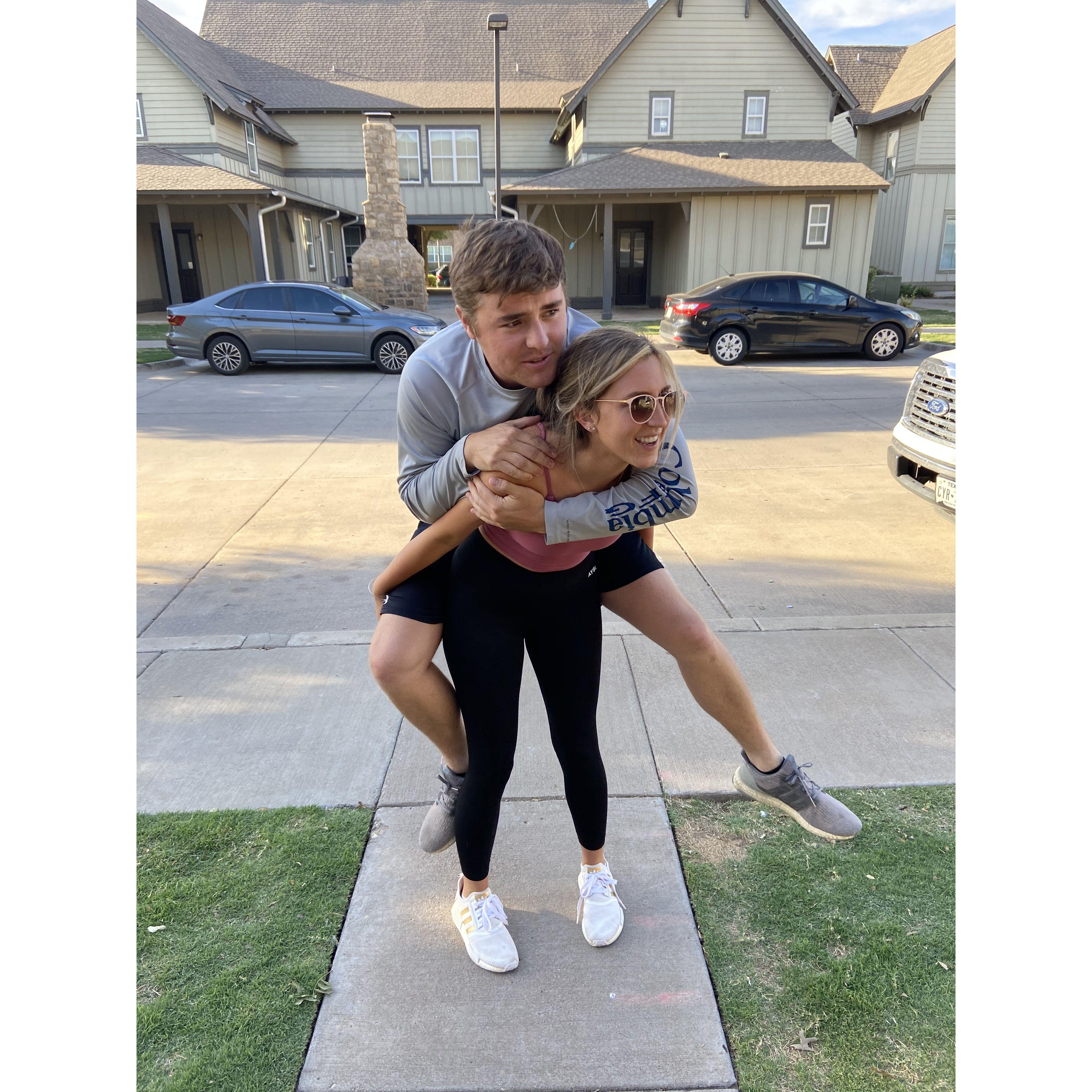 Technically our first photo together