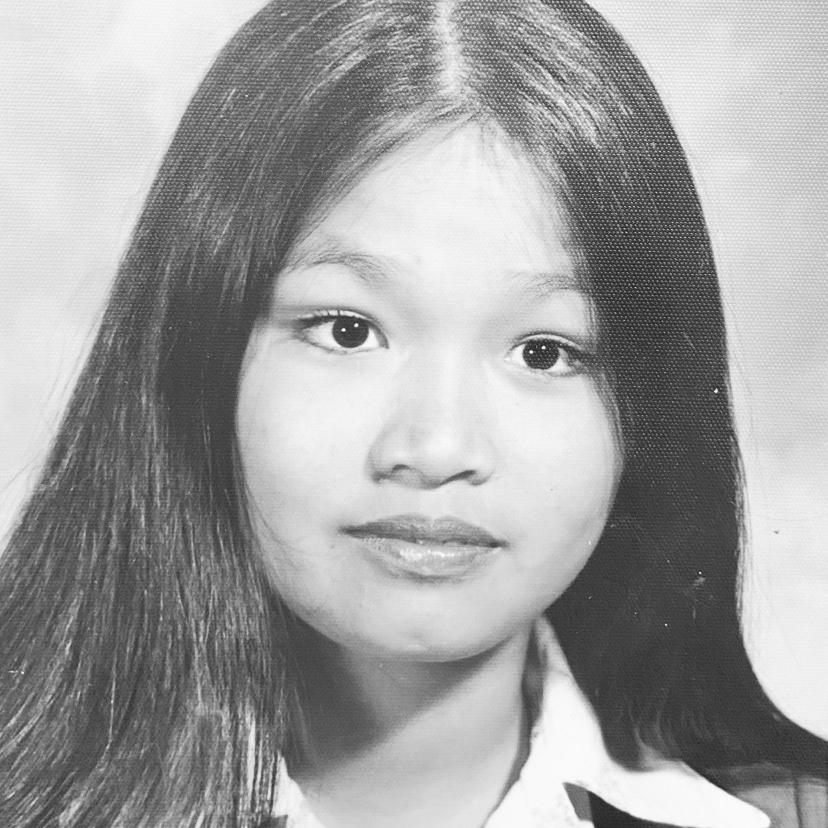 What she looked like in November 1973 (age 16)