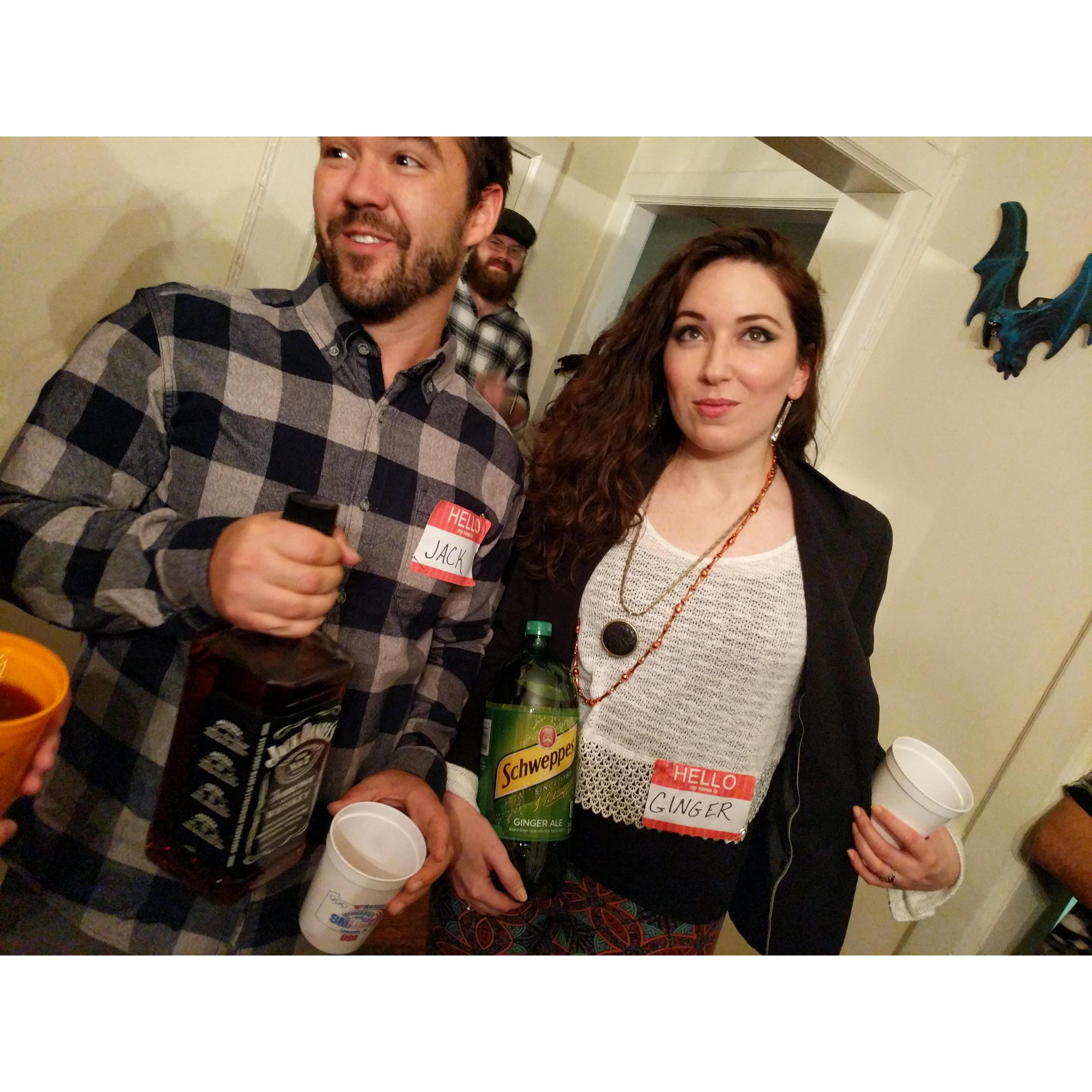 Halloween Costumes: Jack and Ginger.
