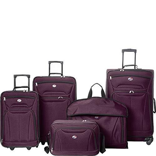American Tourister Wakefield 5 Piece Luggage Set (Purple)