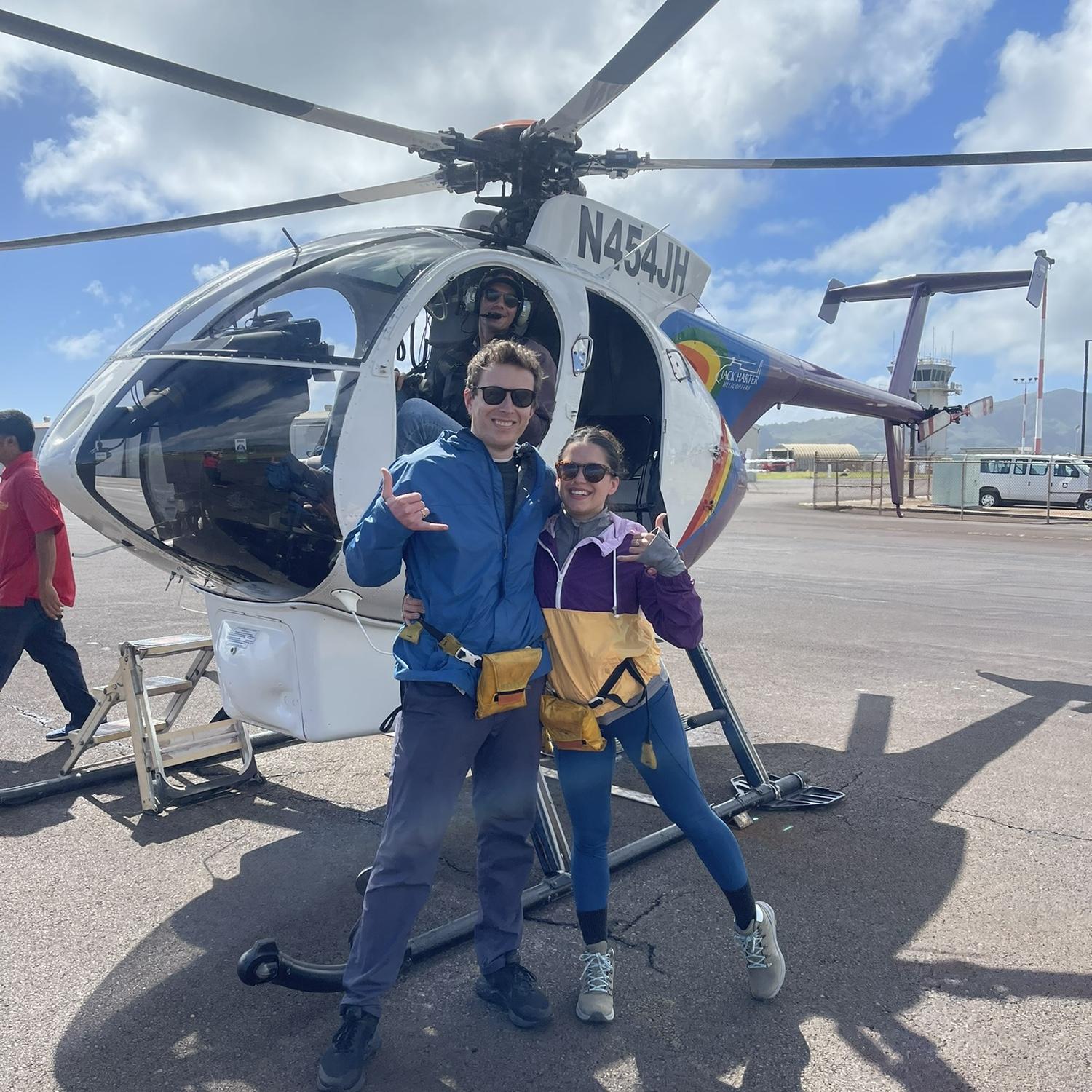 First and last time on a helicopter! Hawaii 2023