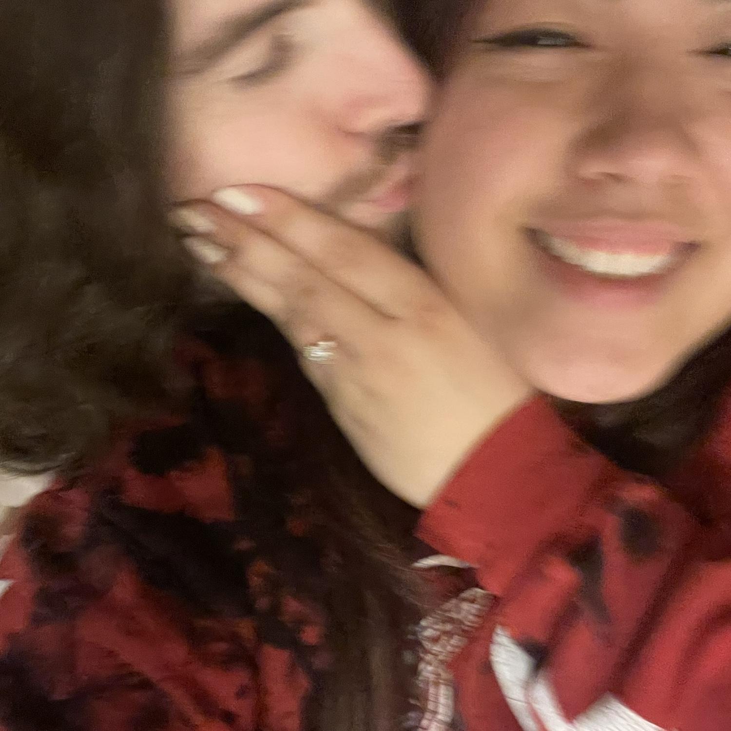 Picking up Amber's engagement ring - 2023