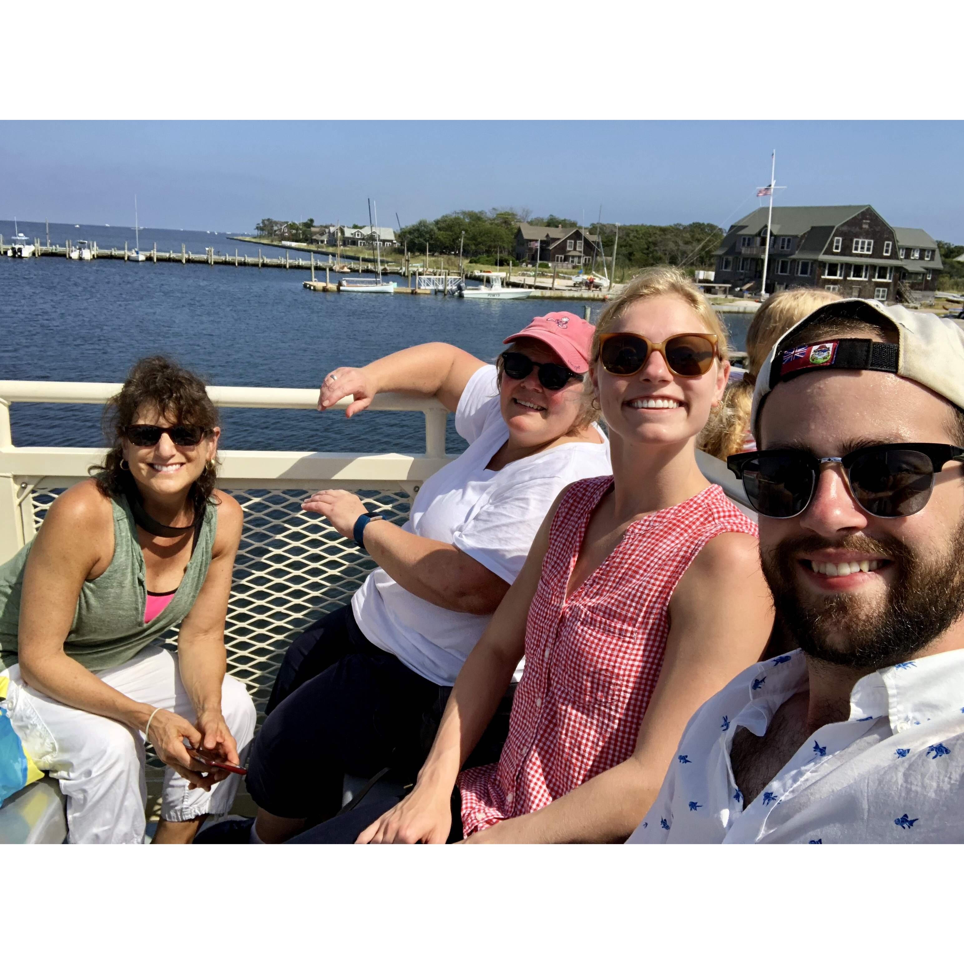 A relaxing weekend in Fire Island with George, my mom, and our friend Ann