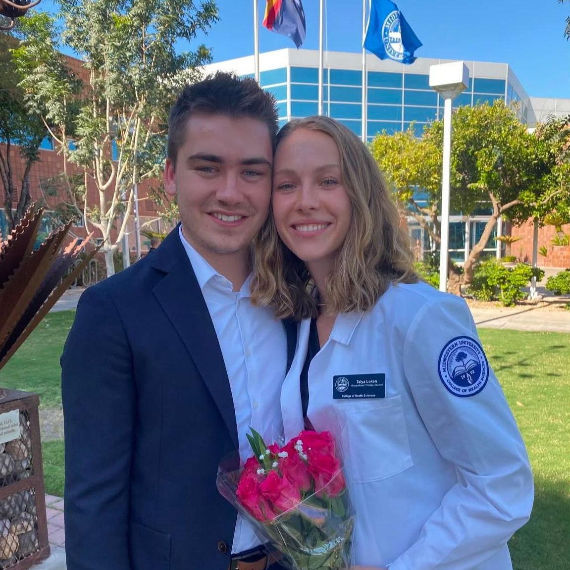 Talya's white coat ceremony