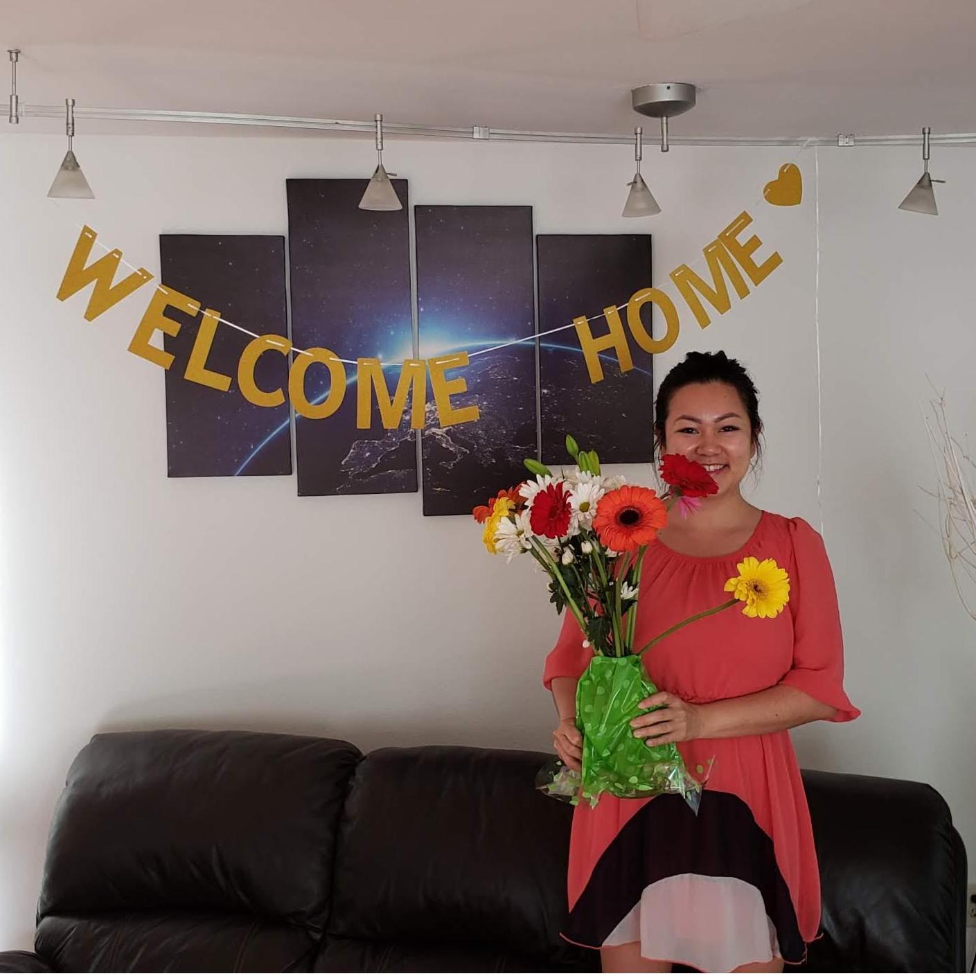 The day we moved in!