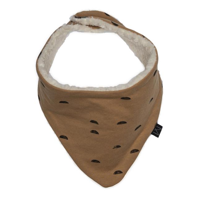 Monkind Organic Cotton Bandana Bib Brown