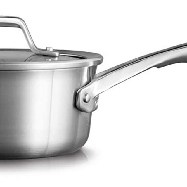 Calphalon Premier Stainless Steel Cookware, 1.5-Quart Sauce Pan with Cover
