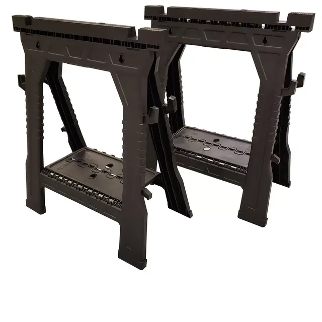 Kobalt 2-Pack 4.1-in W x 32-in H Plastic Saw Horse (1000-lb Capacity)