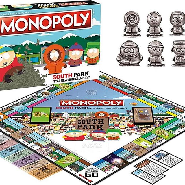 Monopoly South Park | Based on Comedy Central South Park Show | Featuring Familiar Locations, Episodes, and Characters | Officially-Licensed & Collectible Monopoly