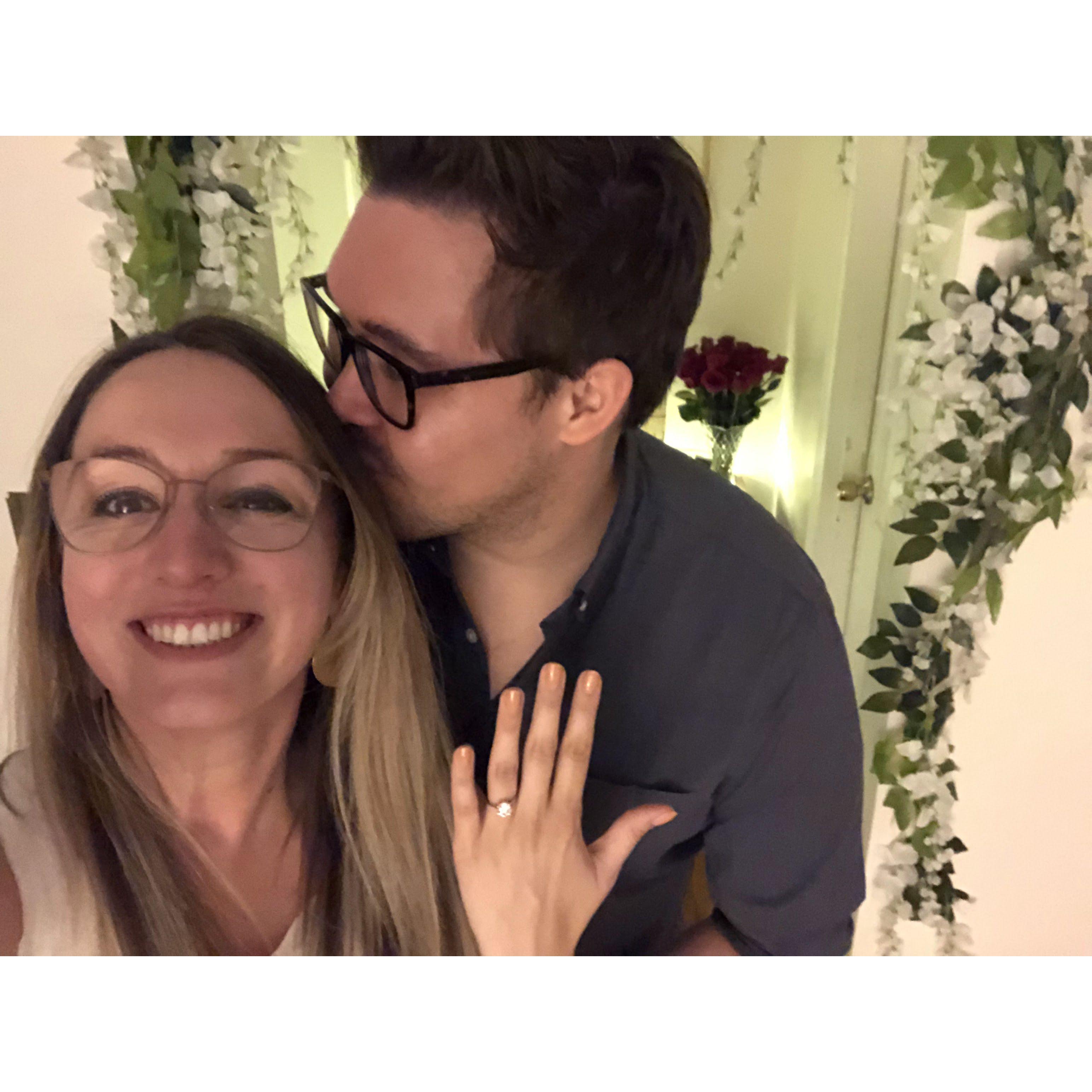 The night Justin popped the question!!! June 2022