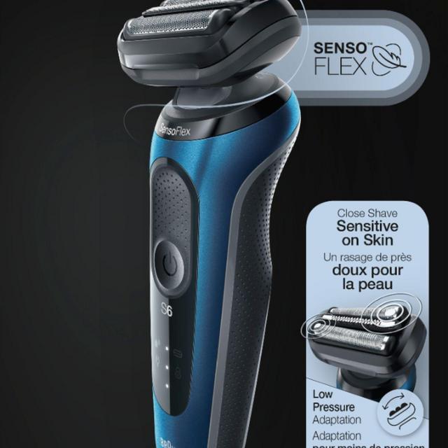 Braun - Series 6 Wet/Dry Electric Shaver - Blue