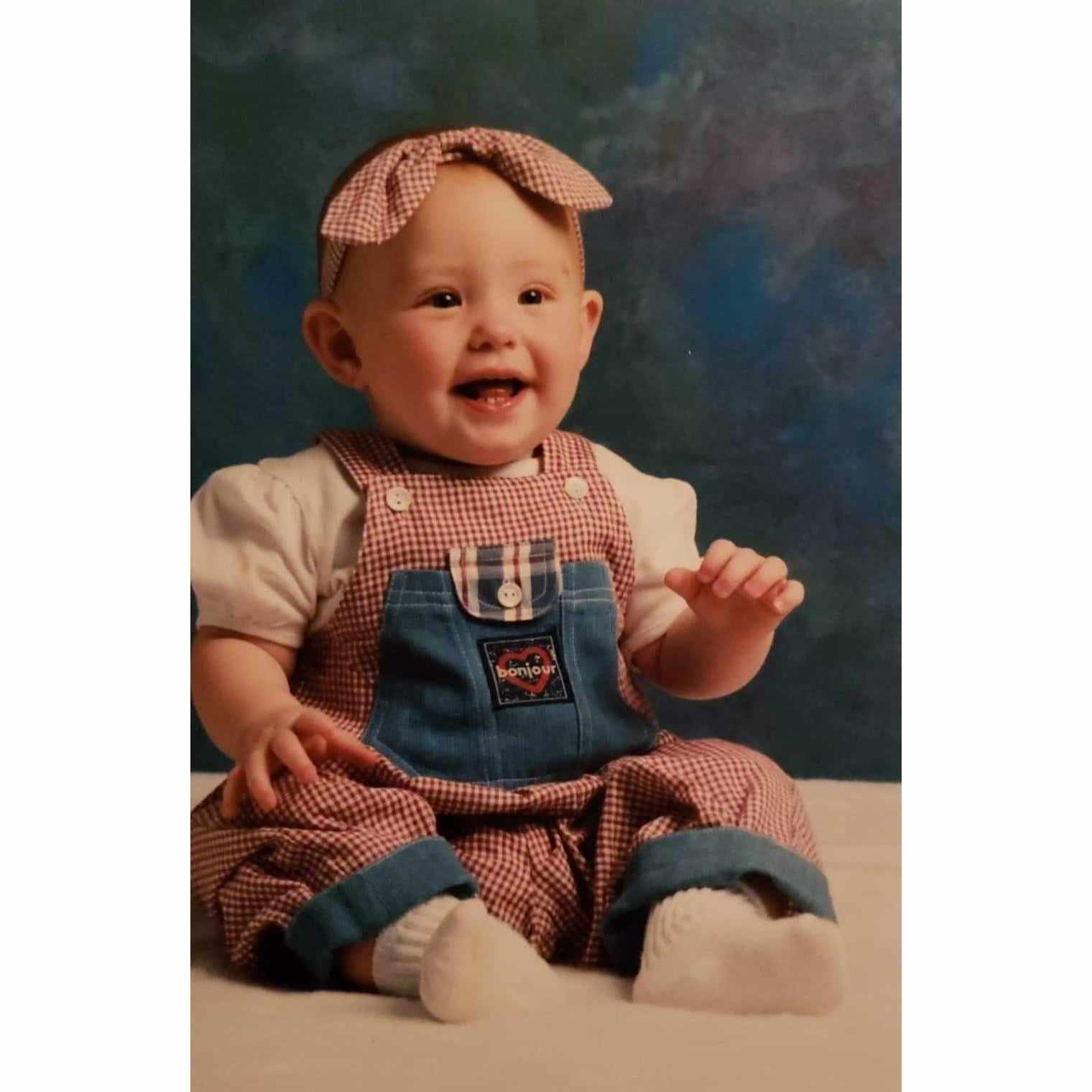 Baby Kylee with no hair, 1996