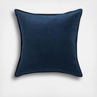 Organic Cotton Velvet Throw Pillow Cover
