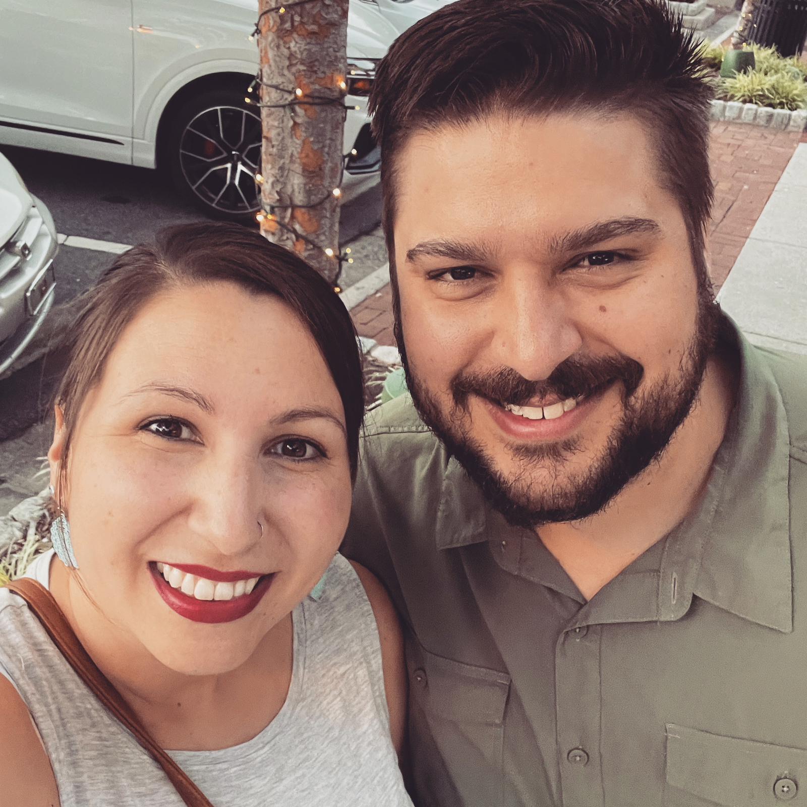 Our two year anniversary dinner in downtown Norcross