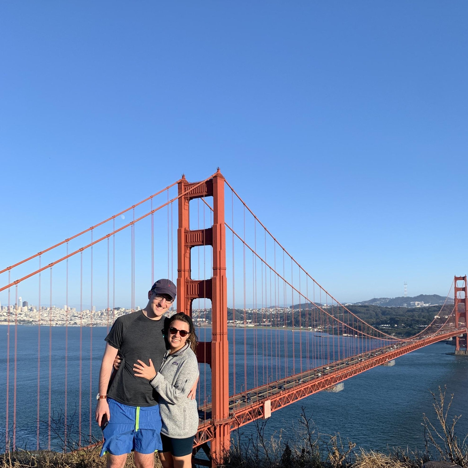 Golden Gate Bridge in San Francisco. Got to do some hiking and sight seeing around the wedding weekend. August 2019