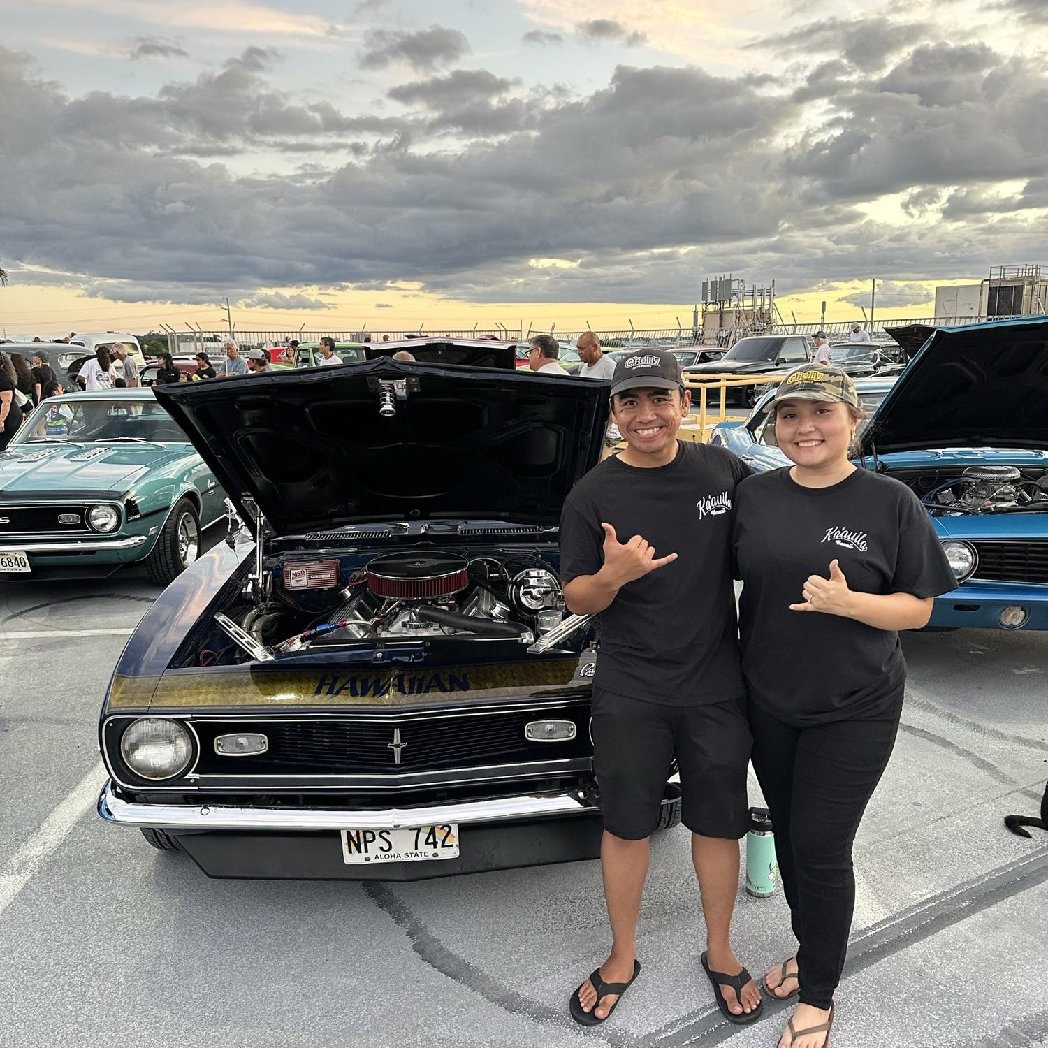 October 2023 BleiznFx Rooftop in
Jamien’s 1968 Camaro “Hawaiian”