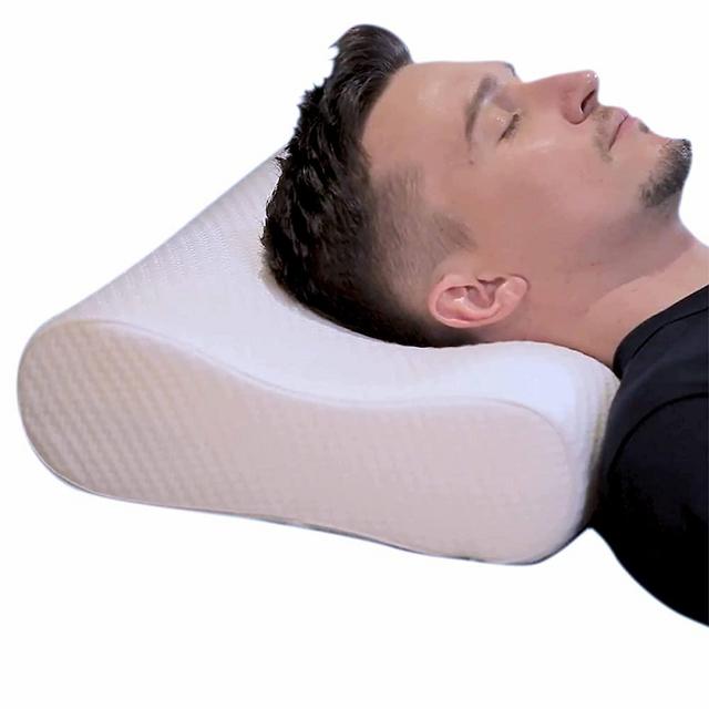 SINOMAX Contour X-Foam Neck and Cervical Pillow - Golden Diamond Neck Pillow for Back Support - Contour Memory Foam Pillow Cervical Bed Pillow for Pain Relief - 21 x 14 x 4-5 inches (Standard)