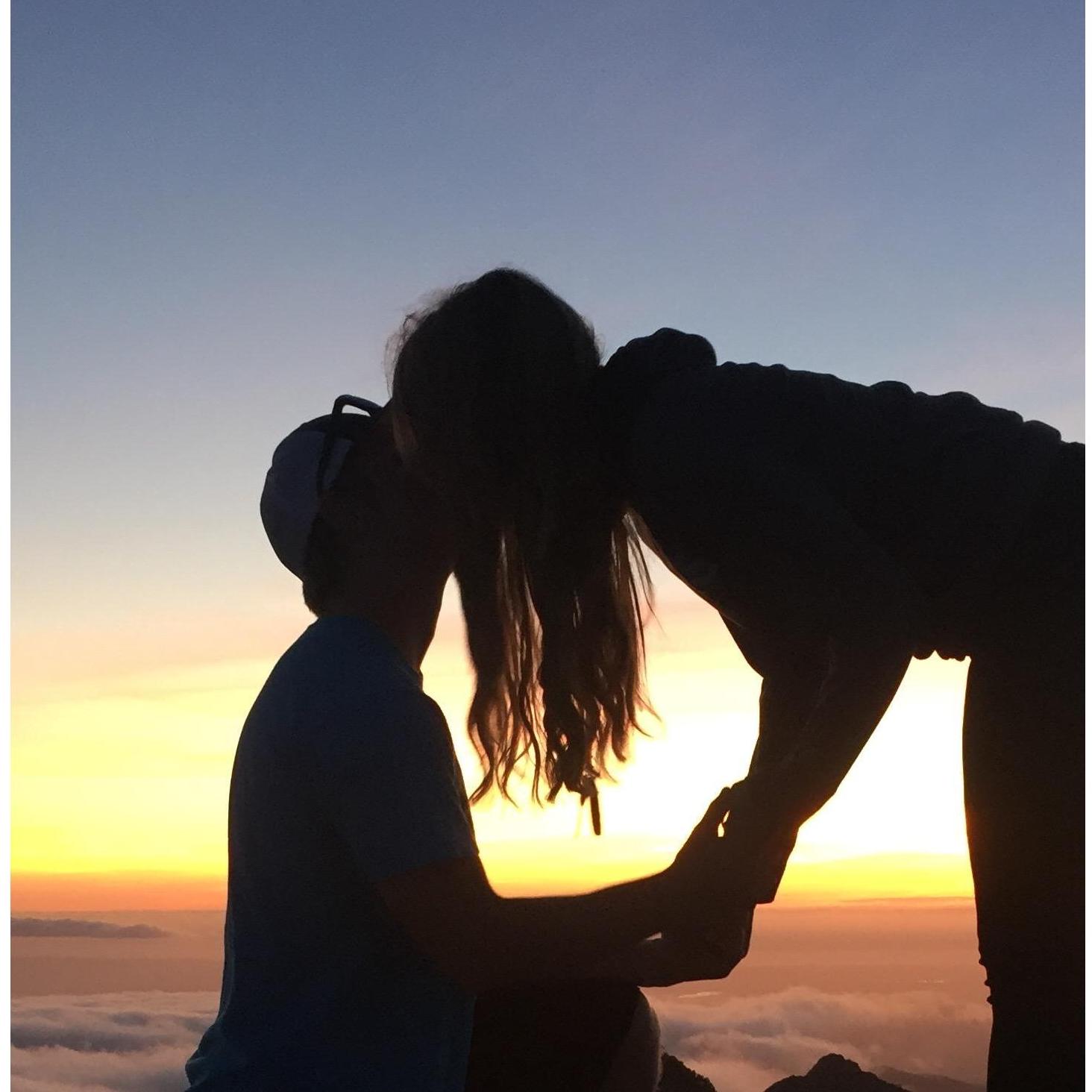 One of our first dates was to Fremont’s peak in San Juan Bautista. Five years later this is where Tyler proposed!