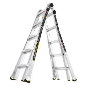 22 ft. Reach MPX Aluminum Multi-Position Ladder with 375 lb. Load Capacity Type IAA Duty Rating