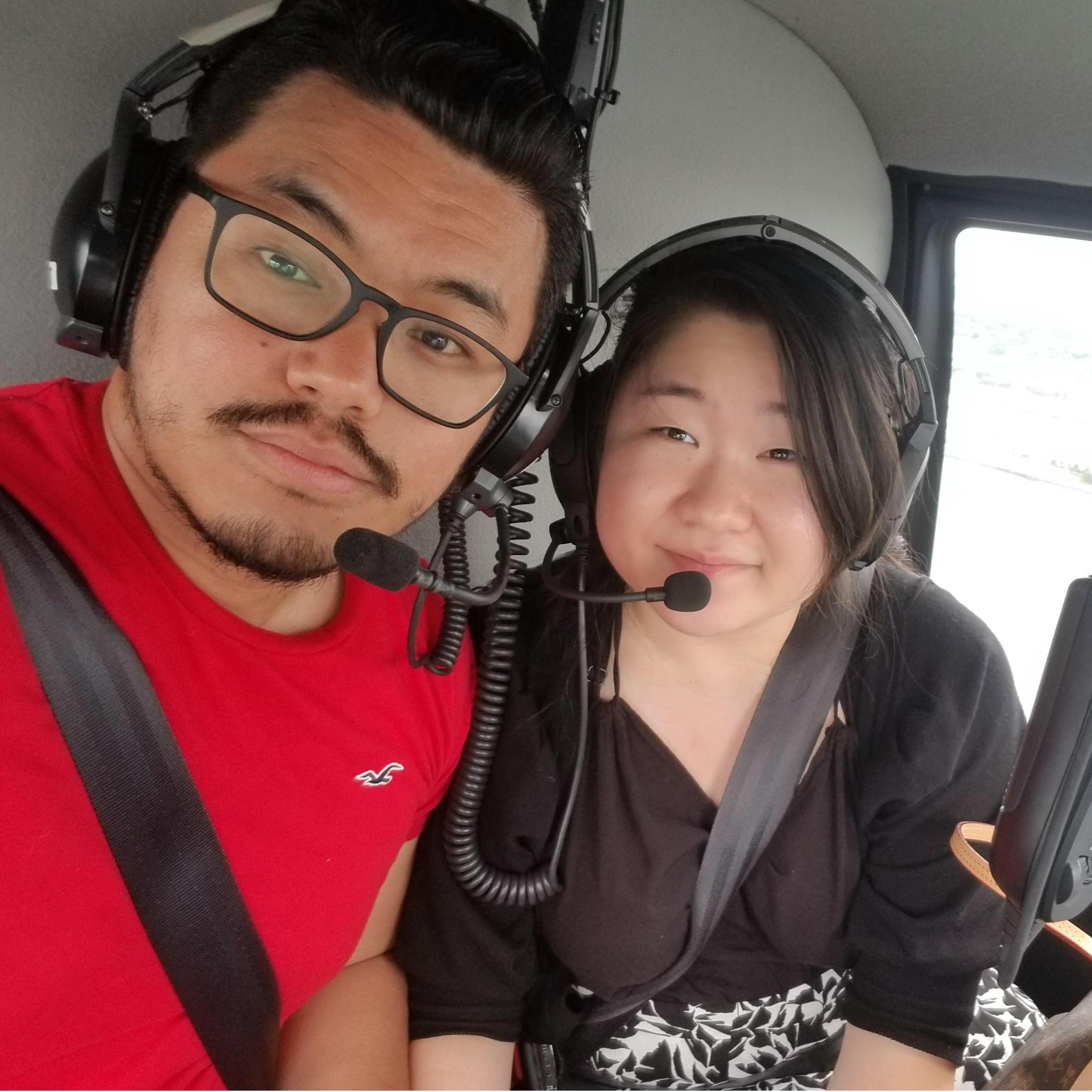 Flew together for the 1st time over Newport...