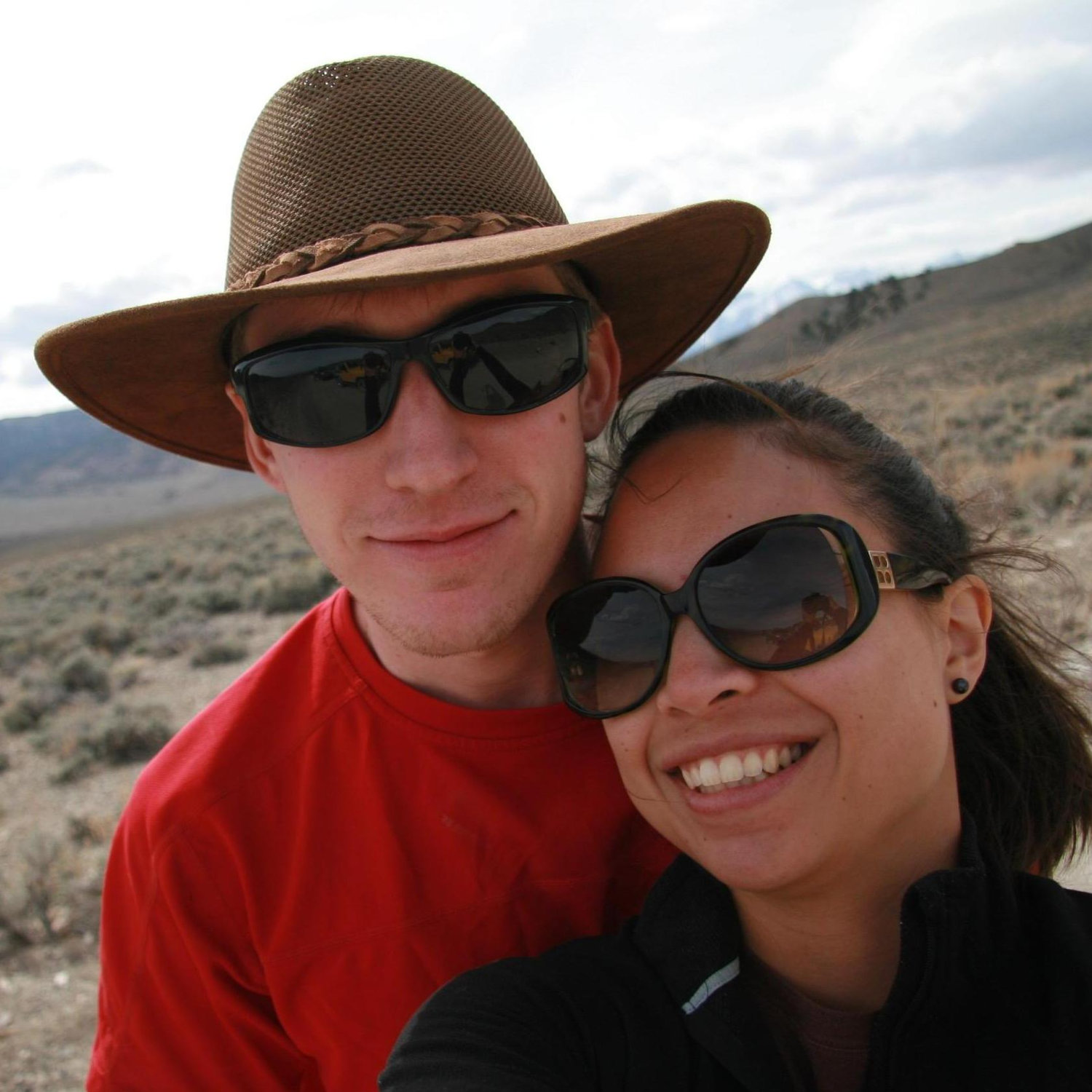 One of our first Mojave camping trips together.