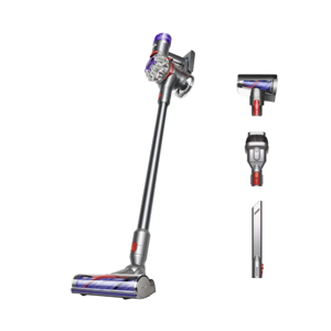 Dyson - V8 Cordless Vacuum with 6 accessories - Silver/Nickel