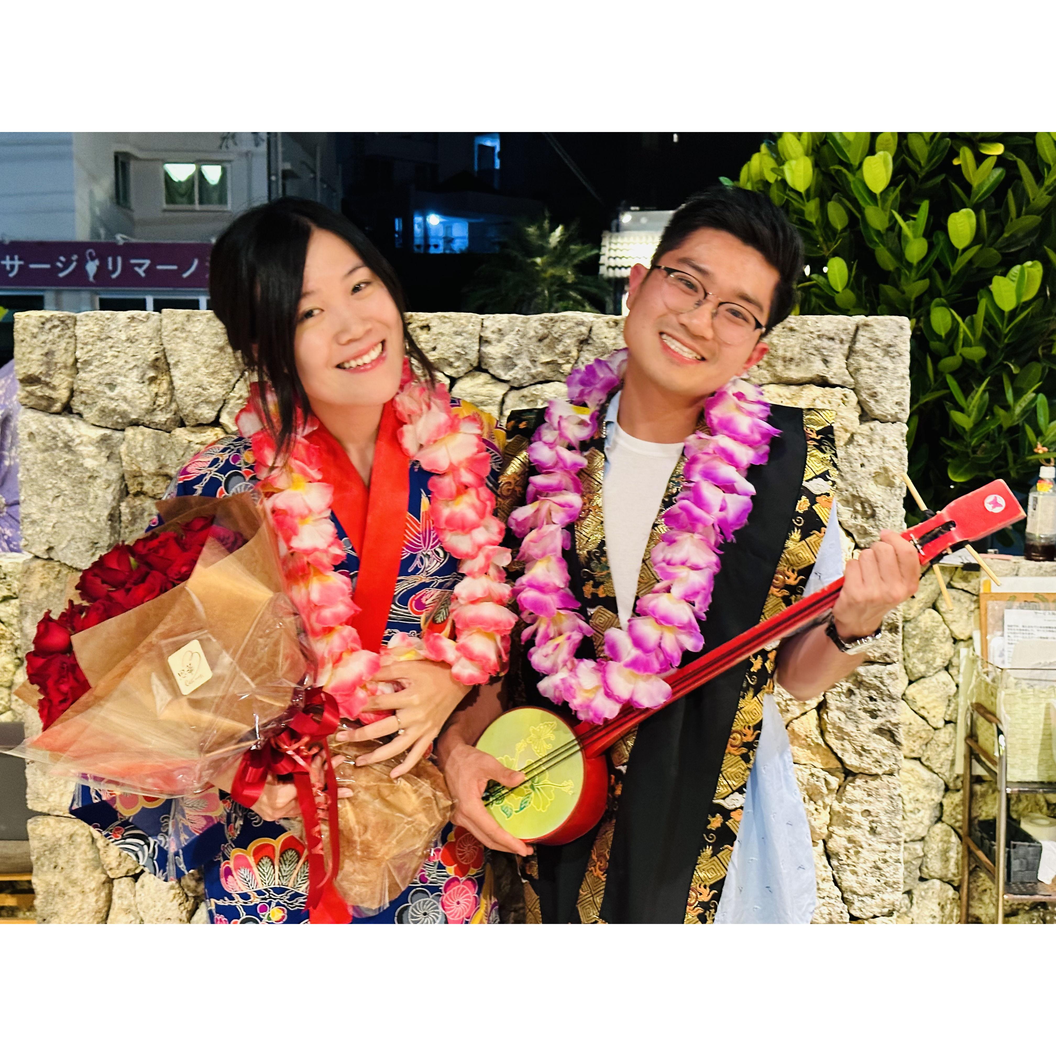 [2023-10] Okinawa Traditional Custom, which made the proposal day remarkable.