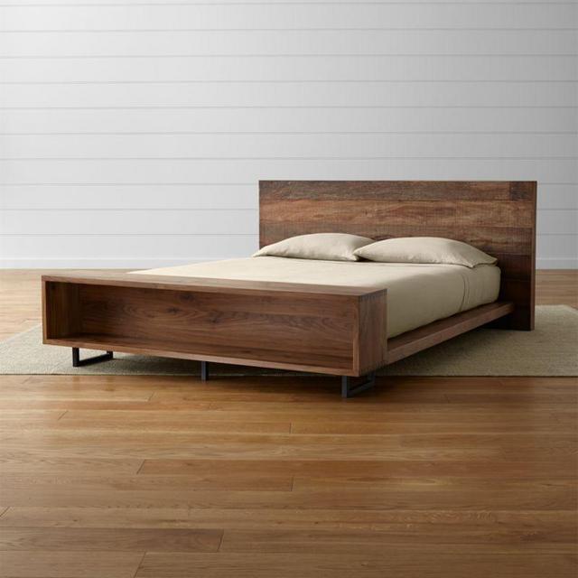 Atwood Bed with Bookcase - Crate & Barrel
