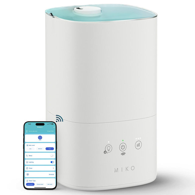 Miko Cool Mist Humidifier with App Control Breeze +
