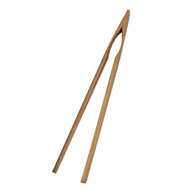 Joyce Chen 6.5" Burnished Bamboo Tongs Tongs
