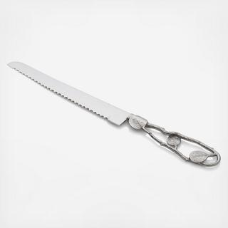 Botanical Leaf Bread Knife