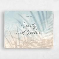 Beige Wedding Thank You - Seabay Palm